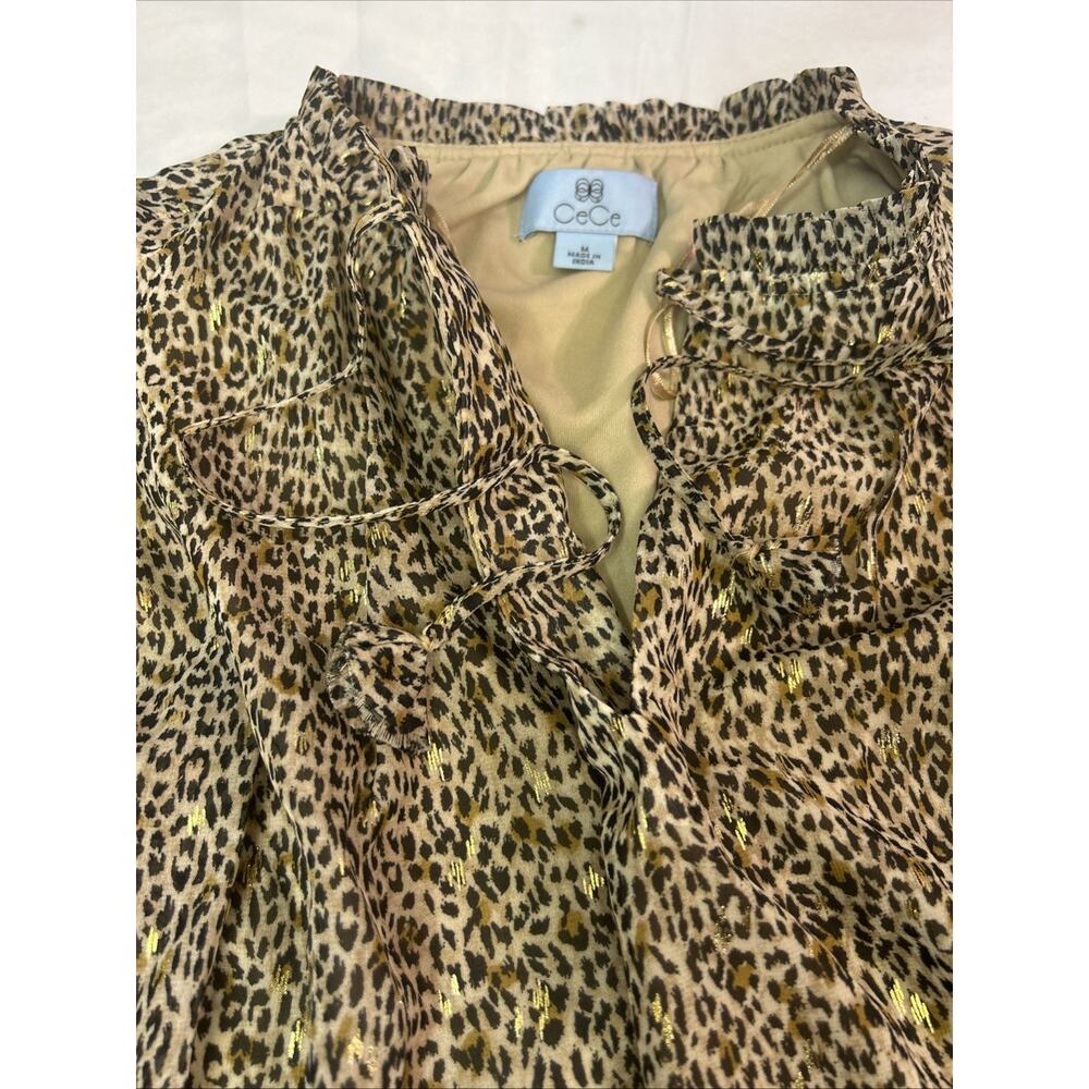 CeCe Leopard Print Blouse - Picture 10 of 16